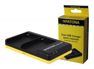 Incarcator Dual USB pentru acumulator Nikon EN-EL23 Patona