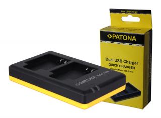 Incarcator Dual USB pentru acumulator Olympus Li-50B Patona