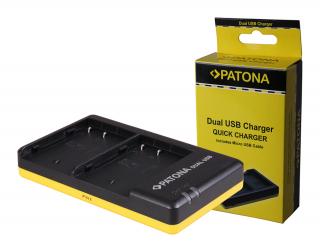 Incarcator Dual USB pentru acumulator Panasonic DMW-BLF19 Patona