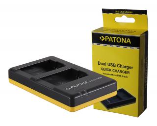 Incarcator Dual USB pentru acumulator Panasonic DMW-BMB9 Patona
