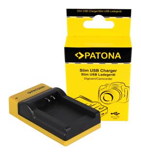 Incarcator slim micro-USB pentru acumulator Nikon EN-EL12 Patona