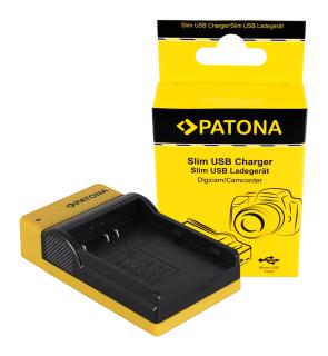 Incarcator slim micro-USB pentru acumulator Nikon EN-EL3 EN-EL3e Patona