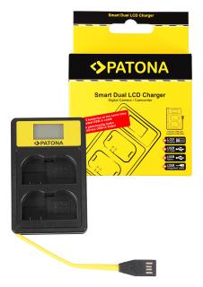 Incarcator Smart Dual LCD USB pentru acumulator Nikon EN-EL15 Patona