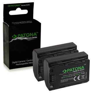 Pachet 2x Acumulator Patona Premium Sony NP-FZ100 pentru Alpha 9, Alpha 7RM3, 7M3, A7 R III si Microfibra Smardy