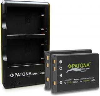 Pachet Incarcator Patona Dual USB, 2 x Acumulatori Patona Premium EN-EL5 pentru Nikon CoolPix 3700, 4200