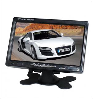 Display auto LCD 7  12V - 24V D707 cu rama montaj perete