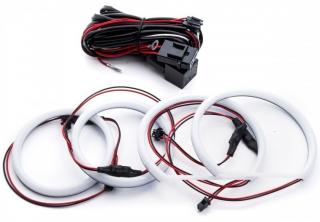 Kit Angel Eyes LED COTTON BMW E65, E66 LCI 2x106mm + 2x131mm  ()