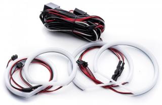 Kit Angel Eyes LED COTTON pentru BMW E46 COMPACT 2x106mm + 2x131mm  ()