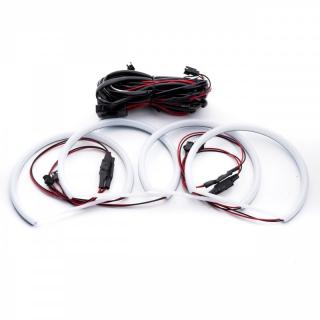 Kit Angel Eyes LED COTTON pentru BMW E46 Coupe/Cabrio Fara Facelift, far Bosch  ()