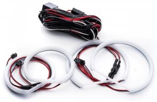 Kit Angel Eyes LED COTTON pentru BMW E60 far fara lupa 2x106mm + 2x146mm ()