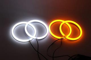 Kit Angel Eyes LED COTTON Semnalizare BMW E46 Coupe/Cabrio Facelift 2003 - 2006 ()