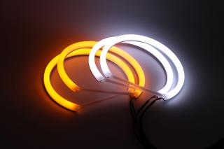 Kit Angel Eyes LED COTTON Semnalizare BMW E46 Coupe/Cabrio Non-Facelift far ZKW  ()