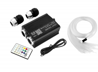 Kit Plafon Instelat + stele cazatoare 26W RGBW 920 fire la 3 metri, combinate - 26WRGB-1