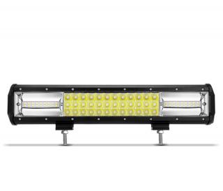 LED Bar Auto 216W, leduri pe 3 randuri, 12V-24V, 15120 Lumeni, 15,5 /39,4 cm, Co ()