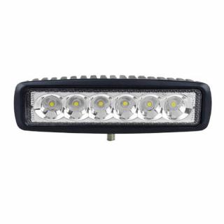 Proiector LED Auto Offroad 18W/12V-24V, 1320 Lm, Lungime 16 cm, Flood Beam 90° ()