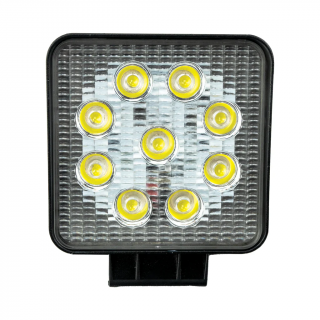 Proiector LED Auto Offroad 27W/12V-24V, Patrat, Slim - KWS27W ()