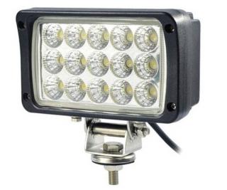 Proiector LED Auto Offroad 45W/12V-24V, 3300 Lumeni, Dreptunghiular, Flood Beam  ()