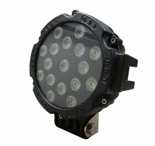 Proiector LED Auto Offroad 51W/12V-24V, 3740 LM, Negru, Flood Beam 60 Grade  ()