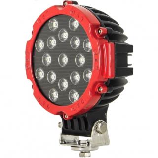 Proiector LED Auto Offroad 51W/12V-24V, 3740 LM, Rosu, Flood Beam 60 Grade  ()