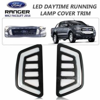 Set 2 Lumini de zi cu semnalizare dedicate Ford Ranger 2016+ FDL824  ()