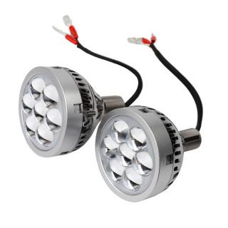 Set 2 proiectore LED 3  pentru faza lunga auto / moto 35W, 12V, 3000Lm - i6  ()