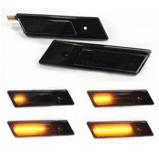 Set 2 Semnalizari Aripa LED Dinamice BMW E36, E32, E34, E30, E24, E28 - D0293  ()