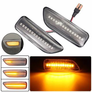 Set 2 Semnalizari Aripa LED Dinamice Volvo XC90, XC70, S60, S80, V70 - D0693  ()