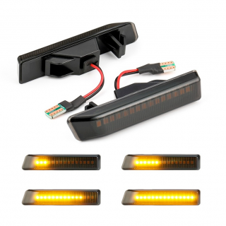 Set 2 Semnalizari Aripa LED pentru BMW E36 Facelift, X5 E53 - D0232 ()