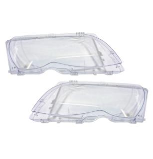 Set 2 sticle faruri pentru BMW Seria 3 E46 Facelift (2001 - 2005) - HB011  ()