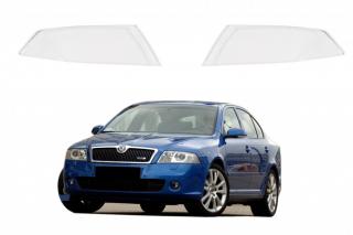 Set 2 sticle faruri pentru Skoda Octavia 2 1Z Non Facelift (2004 - 2008) HS002 ()