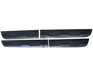 Set Ornamente laterale portiere negru mat Ford Ranger T6, T7, T8 2012-2022 - BCT678 ()