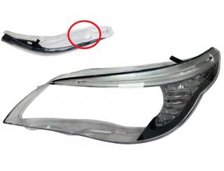 Sticla far stanga pentru BMW Seria 5 E60/E61 LCI far Xenon cu adaptiv (2007-2010) - HCE601-H-STANGA