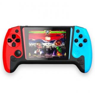 Consola de jocuri retro portabila ecran color, baterie reincarcabila cablu USB, conectare TV prin cablu AV, ecran 3,5 inch, 500 de jocuri