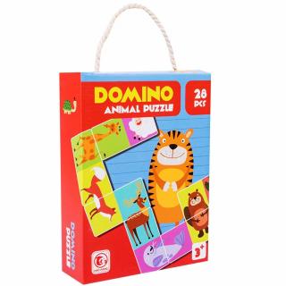 Domino puzzle ANIMALE 28 piese