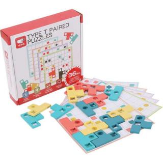 Joc de logica si asociere type T paired puzzle