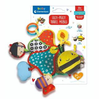 Jucarie pentru carucior, Clementoni Easy Peasy Travel Mobile