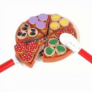 Jucarie tip Montessori din lemn FELIAZA PIZZA