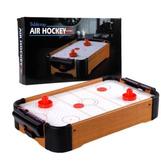 Masa de air-hockey pentru copii cu tabela de scor 56 x 30,5 x 10 cm