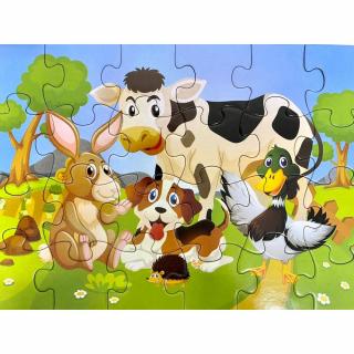 Puzzle 24 de piese FERMA VESELA