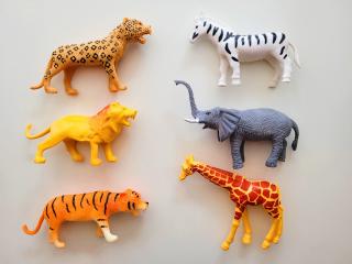 Set 6 figurine animale din jungla