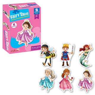 Set 6 puzzle piese mari PERSONAJE DIN BASME - Fairy tales 6 in a box