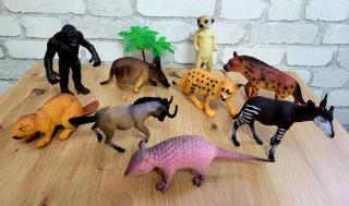 Set 9 figurine animale salbatice