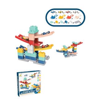 Set de construit rampa auto 30 de piese, masinute incluse