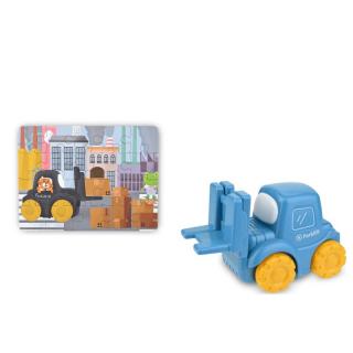 Set miniorasel Camion plus puzzle 20 de piese