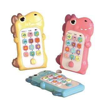 Telefon interactiv de jucarie cu functii educative model dinozaur