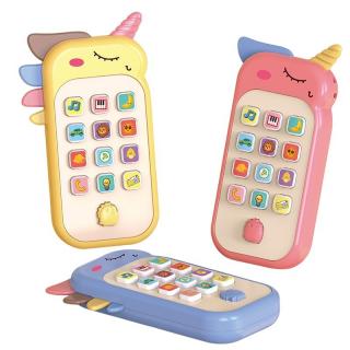 Telefon interactiv de jucarie cu functii educative model unicorn