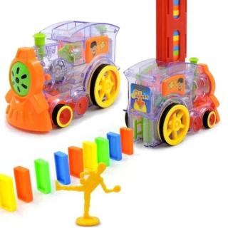 Trenulet interactiv DOMINO Electric Domino Train
