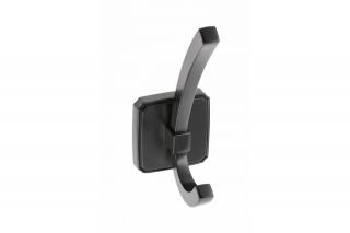 Agatatoare cuier CAPITAL 123x62 mm, negru mat