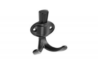 Agatatoare cuier CORUNA M 76x68 mm, negru mat