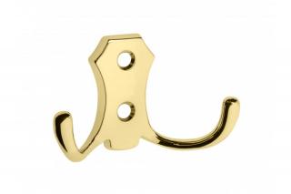 Agatatoare cuier K24 B0 78x46 mm, shiny gold